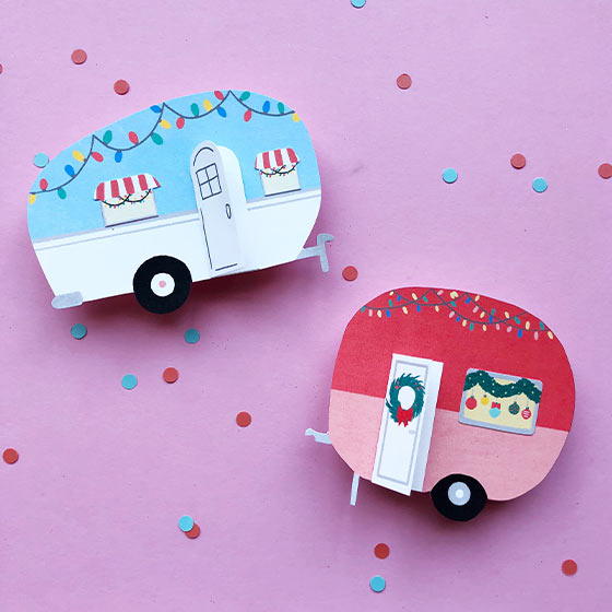 Mini Holiday Campers Craft