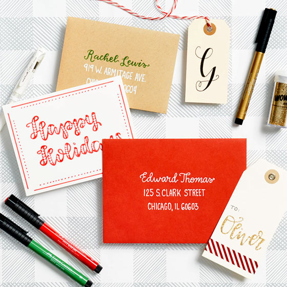 Holiday Hand Lettering Virtual Workshop